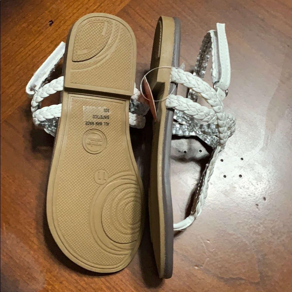Criss-Cross Braided Sandal (Toddler Girls) - Picture 2 of 2